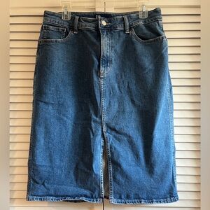 GAP Classic Blue Denim Jean Skirt